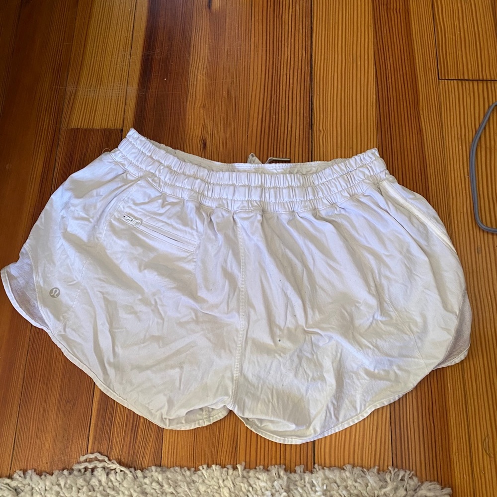 White Lululemon Shorts